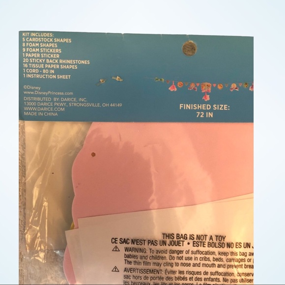 NWT Disney Family Crafts Kits Disney Princess Art and Crafts Birthday - Picture 5 of 9